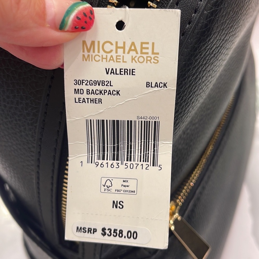 Michael Kors Womens Valerie Medium Logo Backpack 30F2G9VB2B 
Black
NWT - Picture 14 of 16
